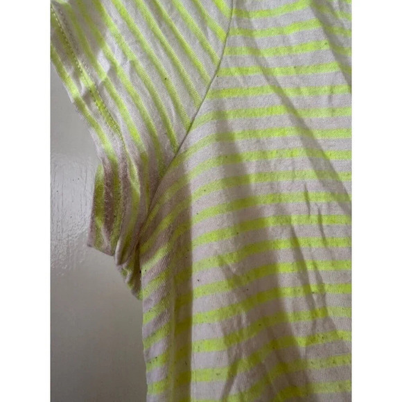 Decree Women’s size x-small yellow striped top - Picture 4 of 8